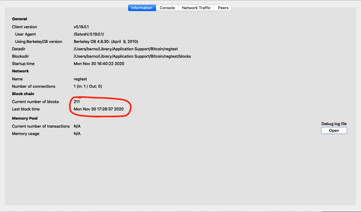Bitcoin-core Syncata