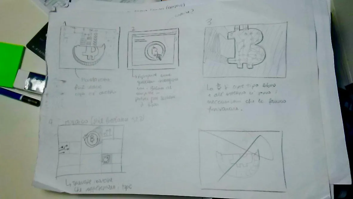 Le prime bozze di copertina dellibro Bitcoin dalla teoria alla pratica